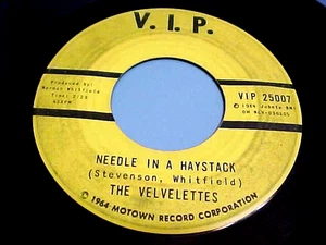 THE VELVELETTES - NEEDLE IN A HAYSTACK /SHOULD I TELL THEM- EX VINYL & EX AUDIO - Imagen 1 de 3