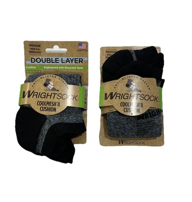 WrightSock Cool Mesh Double Layer Socks For Men & Women  (2 Pack) - Image 1 of 4