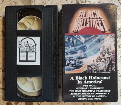 Black Wallstreet: A Black Holocaust in America Rare VHS Tape - Tested - Image 1 of 4