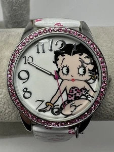 Betty Boop BBAQ099H15 New Battery 43MM 7.75" Ladies Watch N22 - Picture 1 of 12