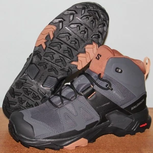 Salomon X Ultra 4 Mid GTX Wanderschuhe Damen 8 Ebony Mocha GTX Wasserdicht Neu - Bild 1 von 7