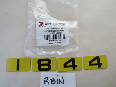 JUPITER PNEUMATICS 2542072521JP 1/4" FEMALE SCHRADER STYLE CONNECTOR - Image 1 of 4