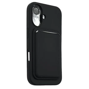 Funda Silicona Líquida Magnética Billetera Portatarjetas Cubierta Para iPhone 16e 15 Pro Max - Imagen 1 de 12