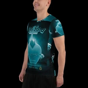 God Love's You All-Over Print Herren Sport T-Shirt - Bild 1 von 29