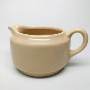 Vintage BUFFALO CHINA CAFE BUF15 TAN / BEIGE CREAMER - Restaurant - Picture 1 of 7