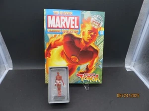Marvel Figurine #18 Human Torch Eaglemoss with  Magazine Fantastic Four - Picture 1 of 15