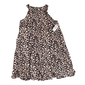 Torrid ~ Mini abito super morbido leopardato scollo dea ~ marrone/nero nuovo con etichette taglia 2X - Foto 1 di 9
