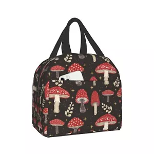 Cute Mushroom Lunch Box Bento Box Insulated Lunch Boxes Reusable Waterproof Lunc - Picture 1 of 9