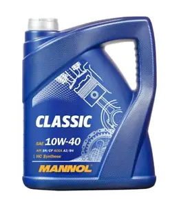 5L Mannol 10W40 Classic Semi-Synthetic Engine Oil API SN/CH-4 ACEA A3/B4 - Picture 1 of 11