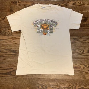 Mens Bike Rally Week T-Shirt, Fayetteville Arkansas 2012, Razorback Biker Size M - Picture 1 of 8