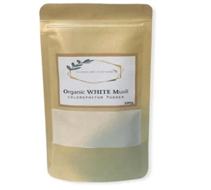 Bio Safed Musli White Musli Chlorophytum Sexual Tonic Pulver/Kapseln - Bild 1 von 4