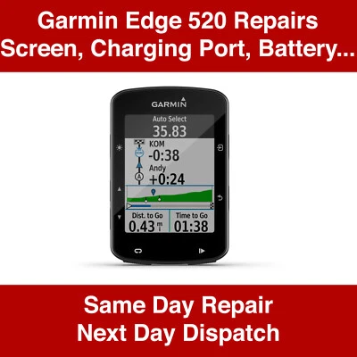 Garmin Edge 520 / Plus Reparaturservice - alle Reparaturen - Display, Ladeanschluss, etc - Bild 1 von 3