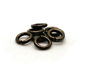 100, 500 o 1,000 piezas antiguo anillo de salto abierto de cobre 5 mm 18 g - vendedor de EE. UU. - AC856 - Imagen 1 de 3