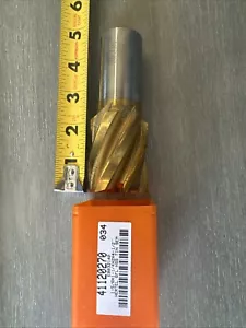 Hertel 6Fl HSS TIN SEM 1-5/8x1-1/4x2x4-1/2” E8032140 End Mill - Picture 1 of 4