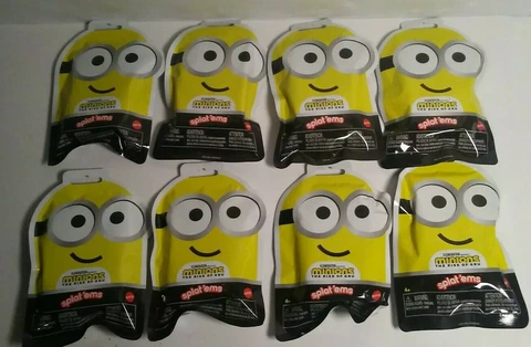 8 - MINIONS THE RISE OF GRU Movie Splat Ems Minis Blind Bags. Sealed, NEW!!! Cover