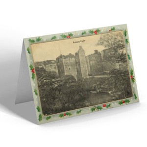 CHRISTMAS CARD Vintage Scotland - Rothesay Castle (1)