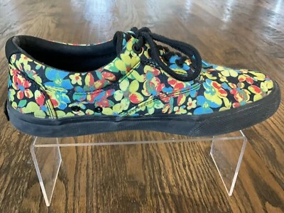 Zapatillas deportivas Sperry Top-Sider STS23827 florales multicolor de lona con cordones para mujer talla 9 Foto 1 de 4