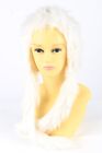 Faux Fur Hat With Scarf Vintage Womens Lined Warm Smart 90s White - HAT1926
