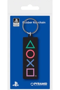 Sony Playstation Gummi Schlüsselanhänger Formen 6 cm - KOSTENLOSER UK-VERSAND - Bild 1 von 2
