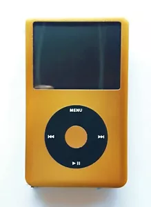 IPOD CLASSIC GOLD BLACK SD 512GB! WOLFSON DAC! ALUMINIUM METAL FRONT+FREE BONUS! - Picture 1 of 11