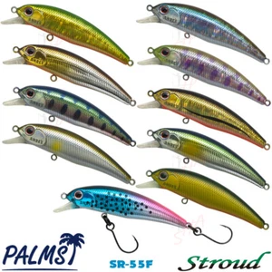 Palms STROUD SR-55F 3.3 g 55 mm various colors Floating Minnow - Picture 1 of 11