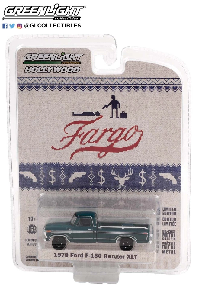 Greenlight 1/64 Hollywood 35 1978 Ford F-150 Ranger Xlt - Fargo 44950-E (Box 1) - Immagine 1 di 1