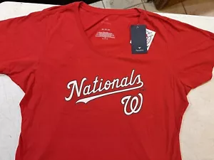 Washington Nationals MLB Women’s Red Short Sleeve Game day Shirt (XXL) - Picture 1 of 4