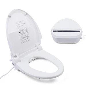 Smart Bidet Toilet Seat Cover Remote Control Electric Heated Water Clean 1300W - Picture 1 of 8