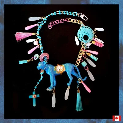 Panther Necklace Pendant Sauvage Animal Savana Wild Life Jewellery Magic Jewelry - Image 1 of 4