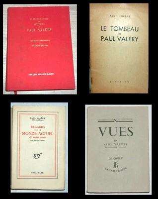 LOT PAUL VALERY EDITIONS ORIGINALES NUMEROTEES. - Photo 1/4