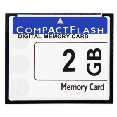 SCHEDA DI MEMORIA 2 Gb CF CARD COMPACT FLASH OTTIMA QUALITà NUOVA 2 GIGA BYTE