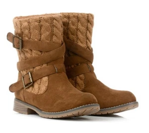Nuevo Cómodo Mujer Ante Marrón Montana Botas Georgie Porgy Zapatos - Imagen 1 de 1