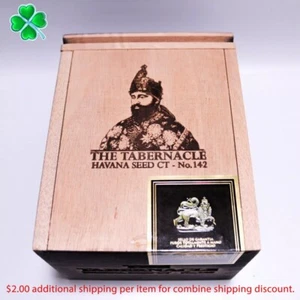 The Tabernacle Corona Havana No. 142 Empty Wood Cigar Box 6.25" x 5" x 4" ~ - Picture 1 of 8