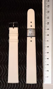 Rios 1931 Uhrenarmband "Classic" Leder Weiß Breite 16mm XL NEU - Bild 1 von 2