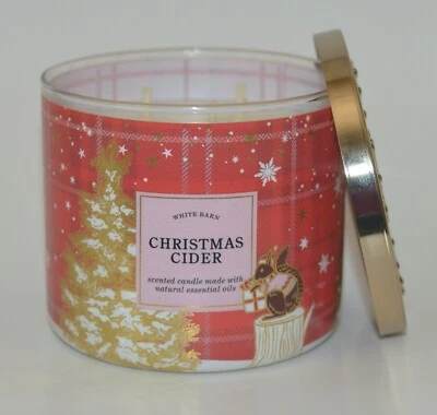 BATH & BODY WORKS VELA PERFUMADA SIDRA NAVIDAD 3 MECHAS 14,5 OZ CLAVO DE CANELA Foto 1 de 4
