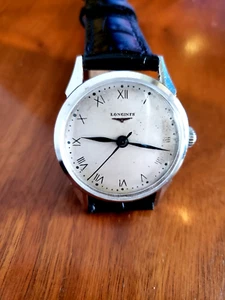 LONGINES WRIST WATCH AND SERVICED, PATINA CHANGED DIAL 1950 - Picture 1 of 13