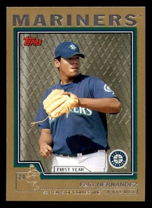 2004 Topps Traded GOLD - SEATTLE MARINERS Team Set w/ Felix Hernandez FY RC - Picture 1 of 10