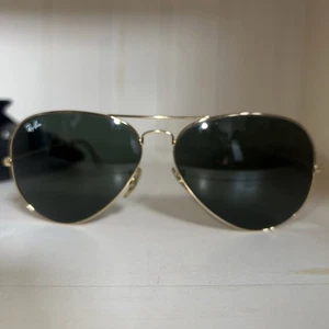 Gafas de sol Ray Ban Classic AVIATOR marco dorado lentes Top Gun - Imagen 1 de 11