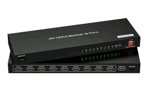 4K 60Hz HDMI Splitter 1x 9 Multi Screen Monitor Display  - Picture 1 of 8