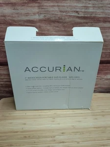 Accurian Tragbarer DVD Player mit Netzteil APD-3955 LCD Monitor in Silber - Bild 1 von 15