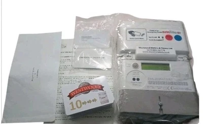 Emlite Single Phase Smart Meter - EMA1-.y M20 and  ~ 200 Cards - Image 1 of 4