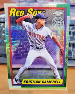 2025 Topps Update Silver Pack MOJO Kristian Campbell U90C-47 Rookie - Bild 1 von 2