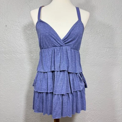 Y2K American Eagle Babydoll Mini Dress Lg Festival Grunge Cowgirl Fairy 90s 00s - Image 1 of 4