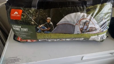 Ozark Trail 3-Person Dome Tent with Rainfly Outdoor Camping Shelter - Image 1 of 2