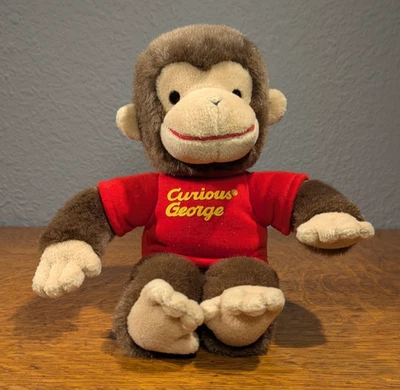 Muñeca de peluche Gund Curious George 1992 de colección juguete Gund Curious George Foto 1 de 4