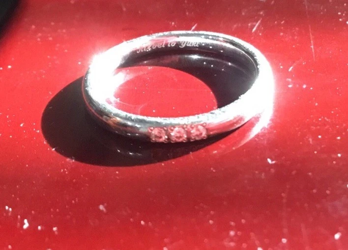 Кольцо TASAKI с бриллиантом 0,02 карата платина 950k размер 4 - Изображение 1 из 4