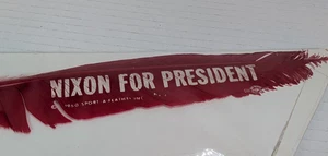 Vintage 1960 Nixon for President Campaign Political 12" rote Feder im Paket - Bild 1 von 5