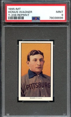 1995 IMT 1909-11 Хонус Вагнер RC переиздание PSA 9 HOF Pittsburgh Pirates 8696 - Изображение 1 из 2