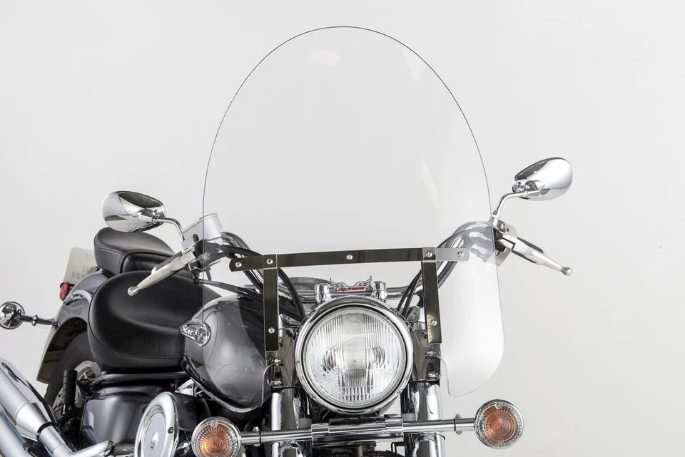 Slipstreamer 22in. Classic Windshield with Black Hardware - 22in.H x 23in.W - Cl - Image 1 of 4
