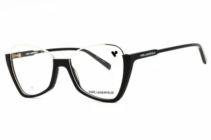 KARL LAGERFELD KL354 001 Eyeglasses Black Frame 55mm - Picture 1 of 4